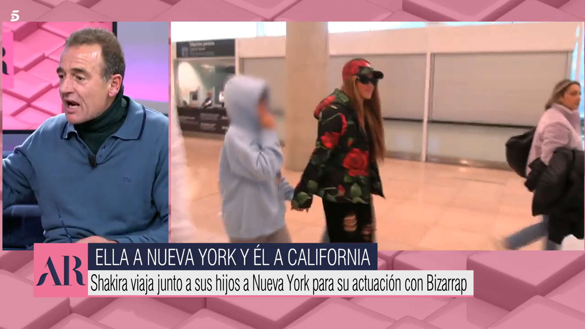 Alessandro Lequio ha comparado a Shakira e Isabel Preysler (Telecinco)