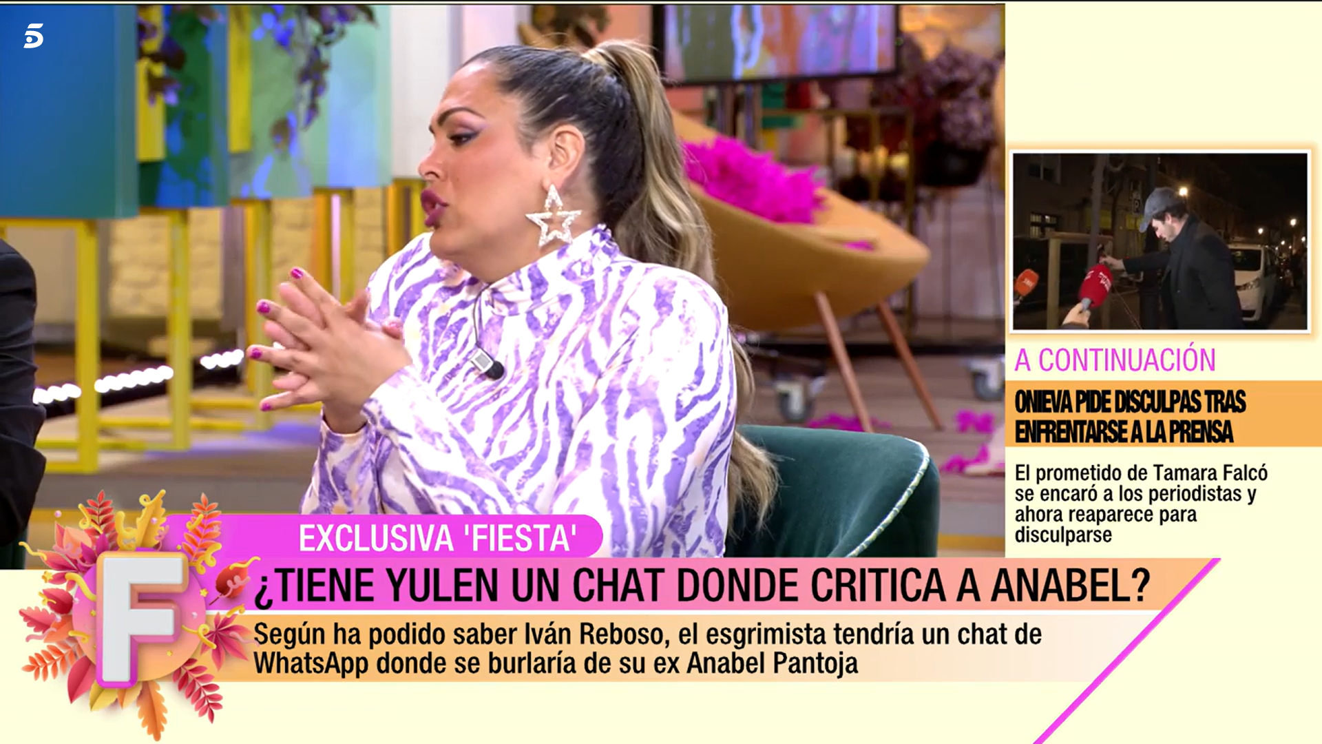 Amor Romeira contó en 'Fiesta' cómo está Anabel Pantoja tras la ruptura.