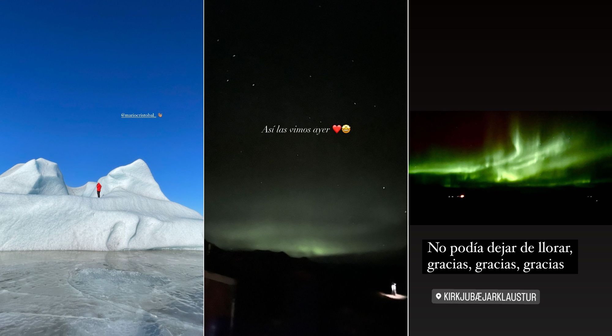 Paz Padilla ha compartido momentos muy emocionantes de su viaje a Islandia (Instagram)
