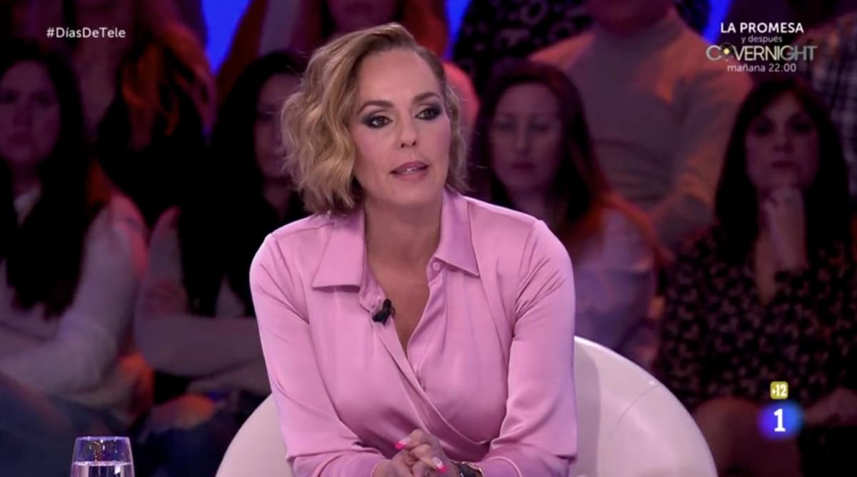 Rocío Carrasco en el programa de Julia Otero, 'Días de tele'.