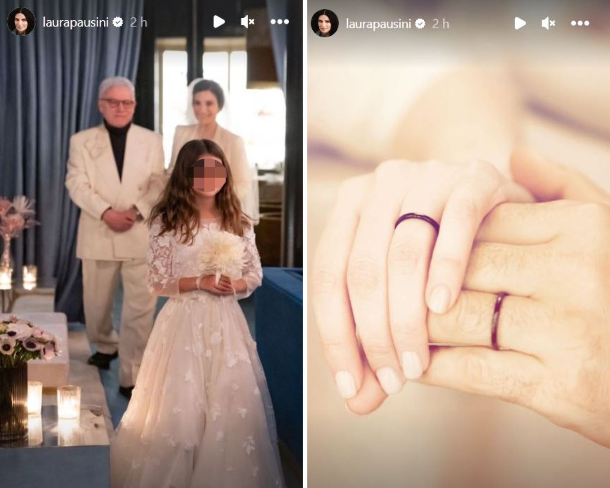 Los detalles de la boda de Laura Pausini.