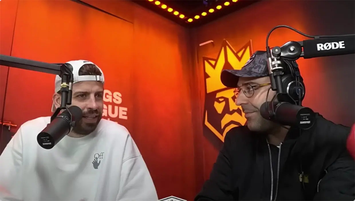 Gerard Piqué en una entrevista para la Kings League.