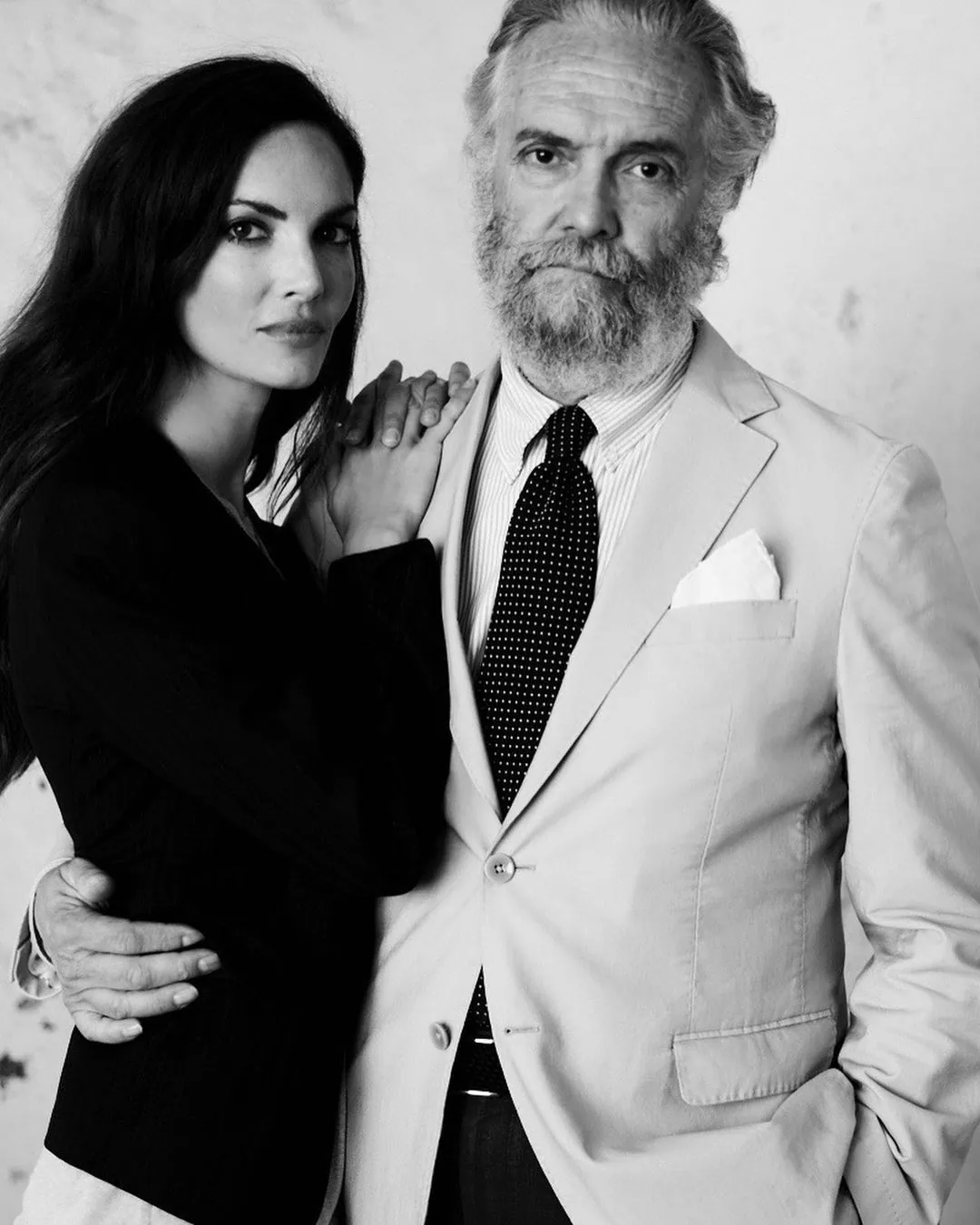 Eugenia Silva y su padre, Antonio Silva, en una de las fotos que ha compartido la modelo (Instagram)