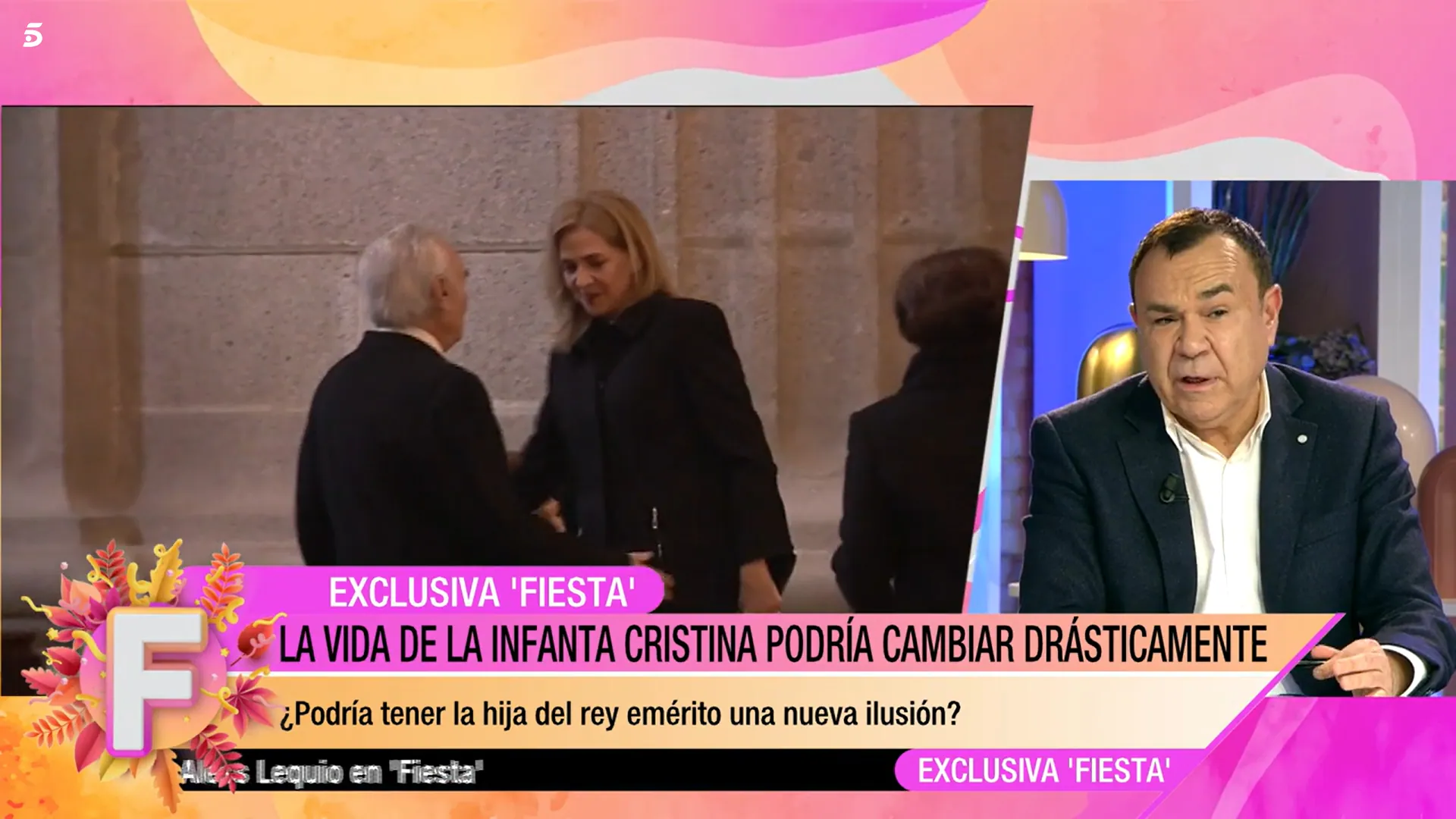 La infanta Cristina podría estar enamorada de nuevo, según Galiacho (Telecinco)