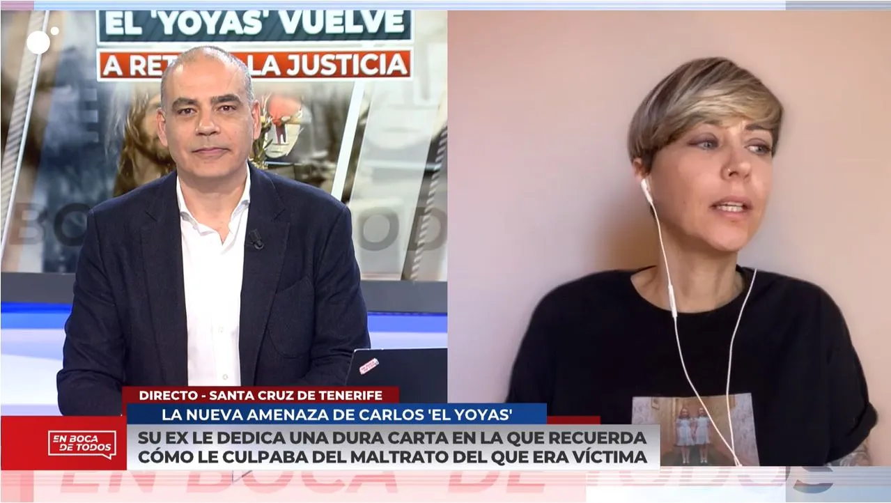 Fayna, en una videollamada con Nacho Abad en 'En boca de todos'.