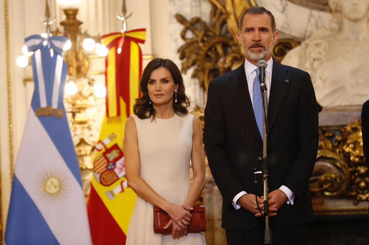 Los reyes, en una recepción en Argentina en 2019.