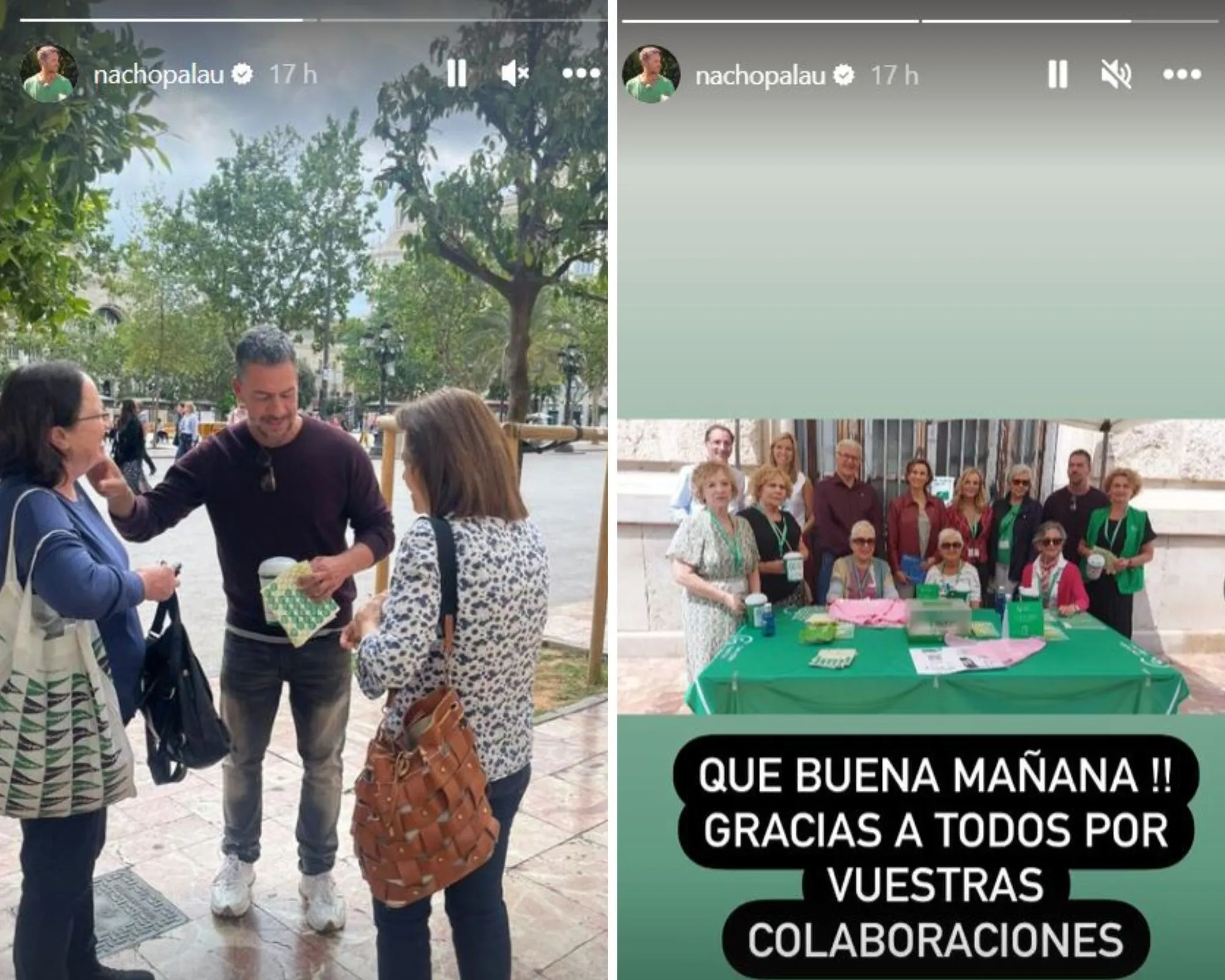 Nacho Palau, en un acto contra el cáncer.