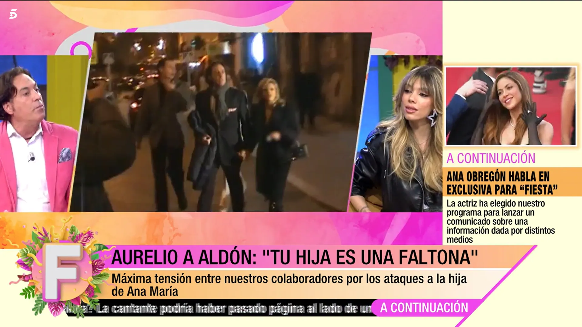 Alejandra Rubio y Pipi Estrada se han reencontrado en 'Fiesta' (Telecinco)