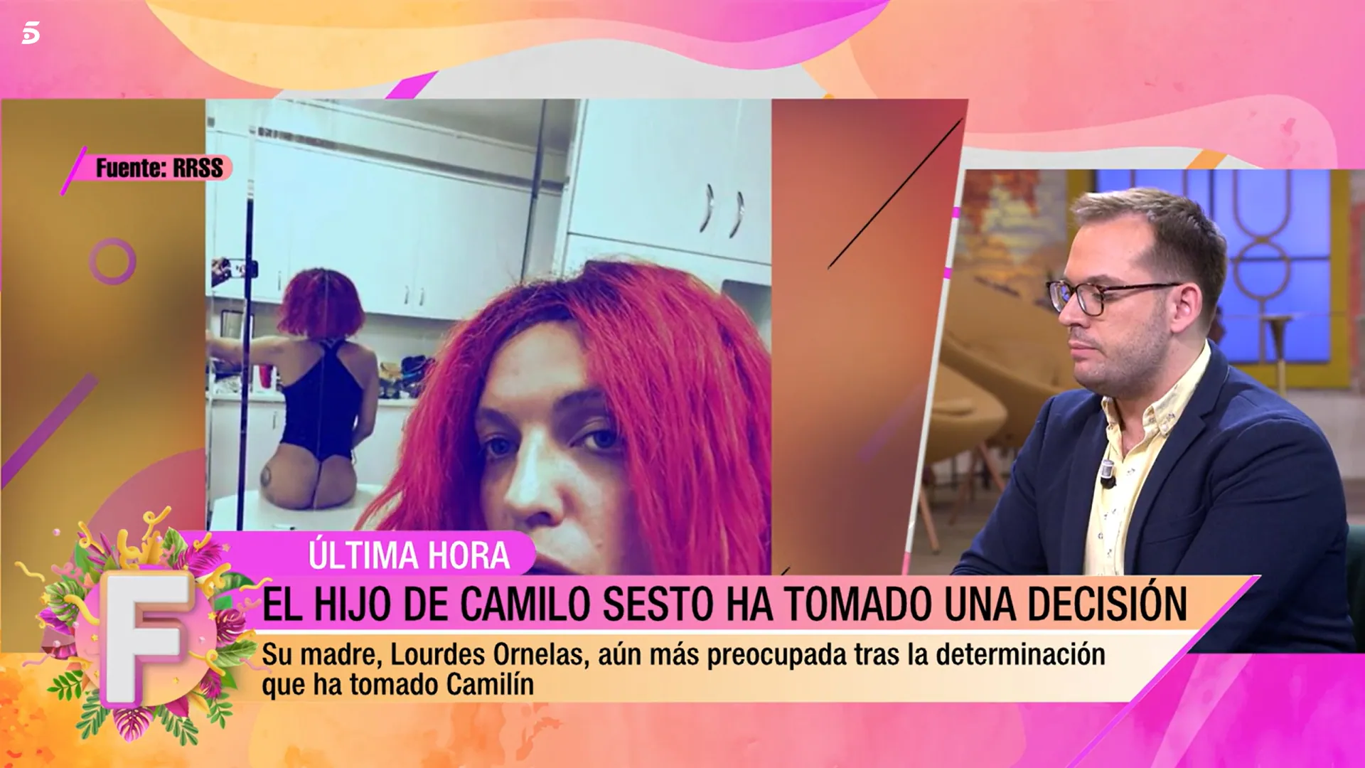 Saúl Ortiz asegura que Camilo Blanes ha comenzado a hormonarse sin asesoramiento médico (Telecinco)