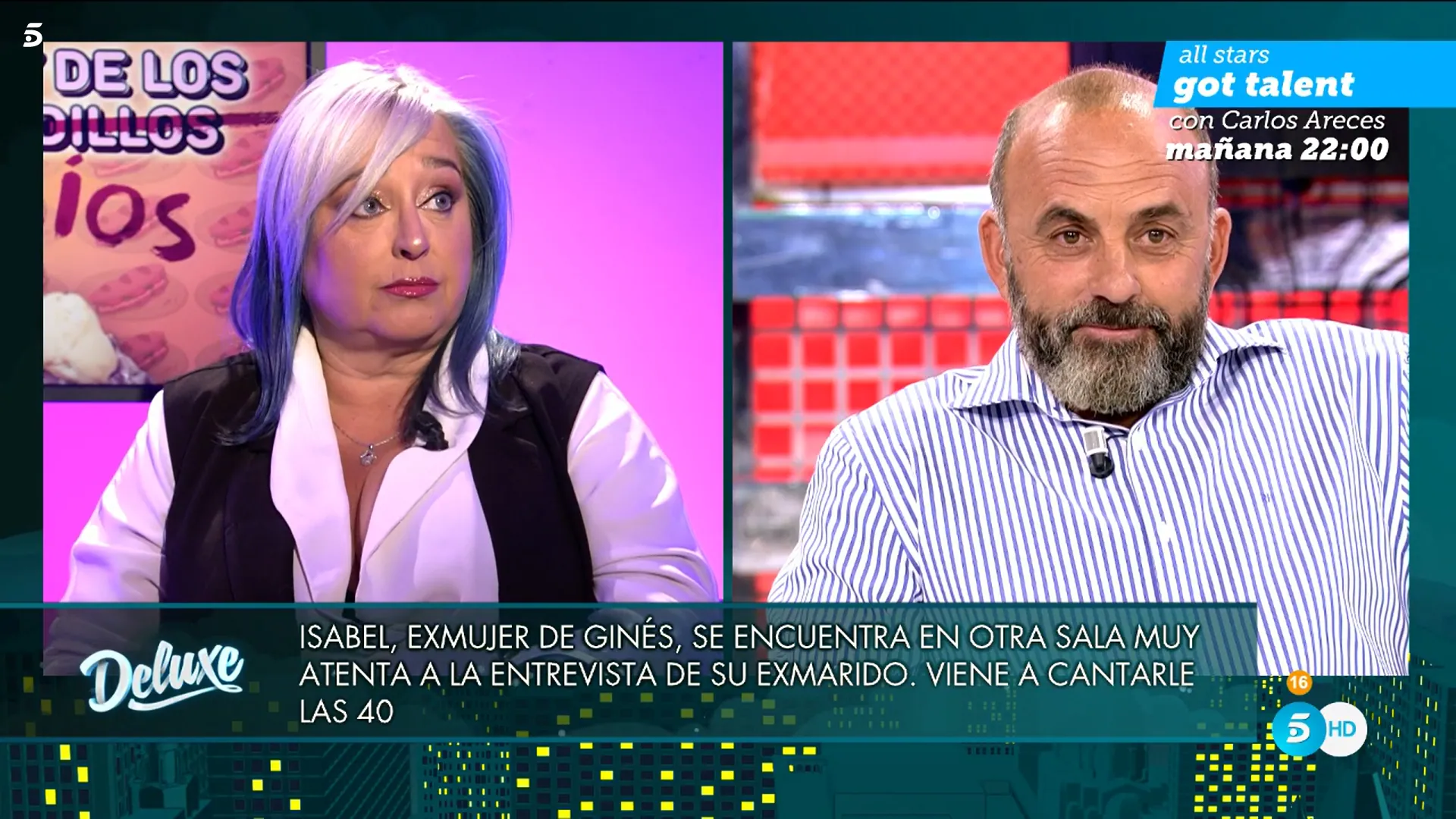 Ginés Corregüela y su exmujer, Isabel, han tenido un tenso encuentro (Telecinco)