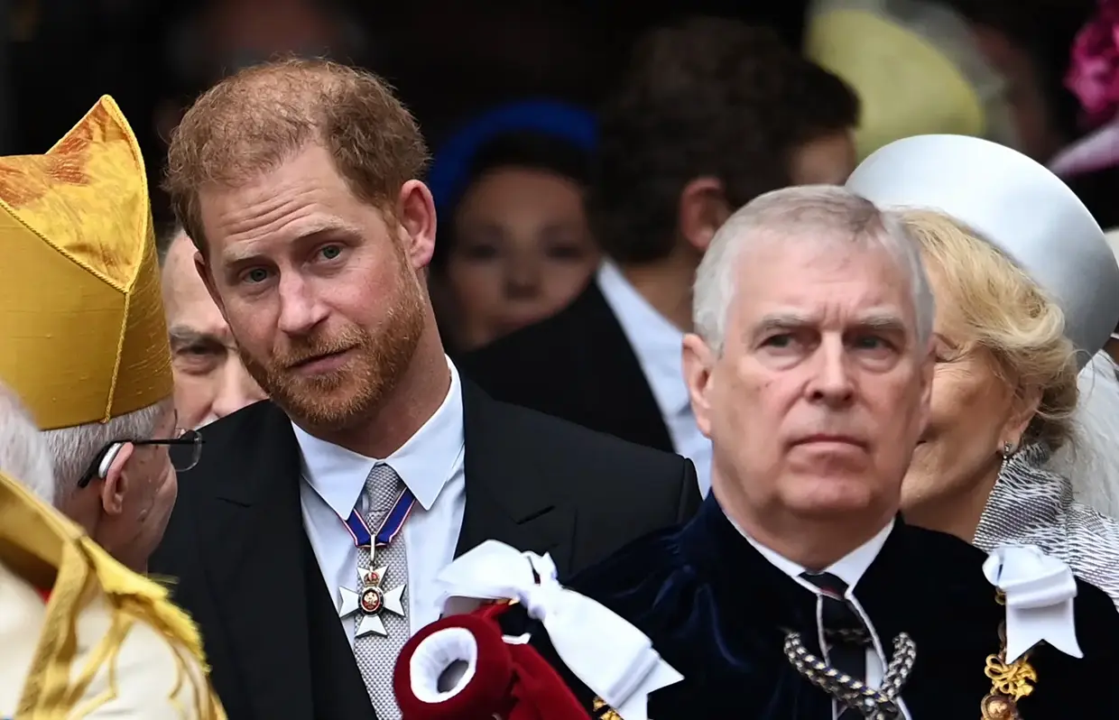 Harry y Andrés de Inglaterra.