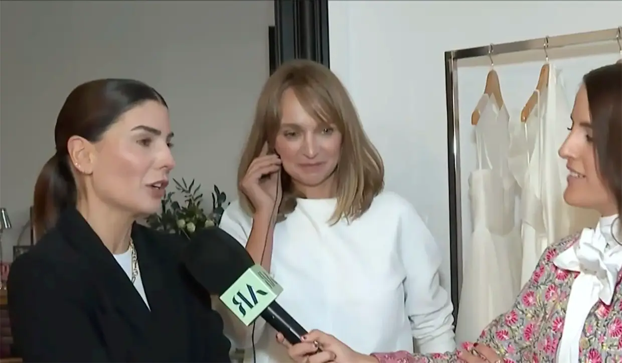 Diseñadoras del vestido de boda de Tamara Falcó entrevistadas en 'El programa de Ana Rosa'
