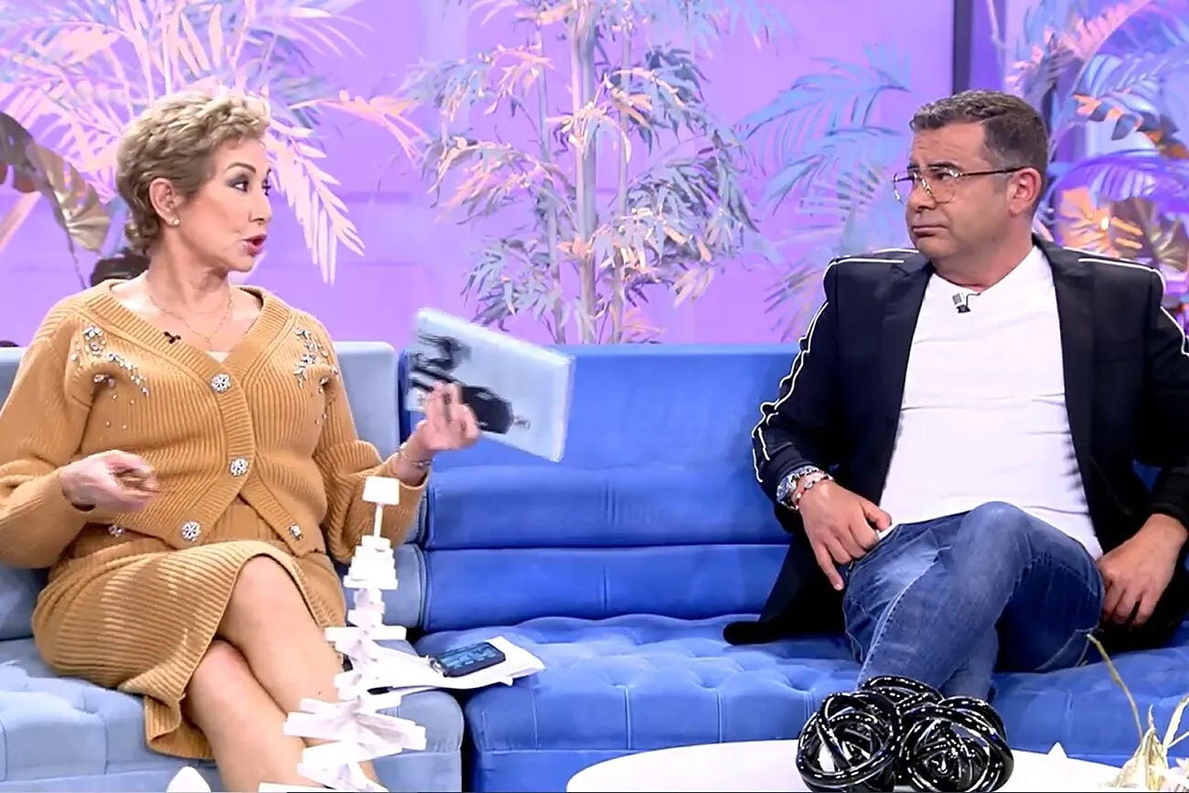 Ana Rosa Quintana y Jorge Javier, en 'El programa de AR'.