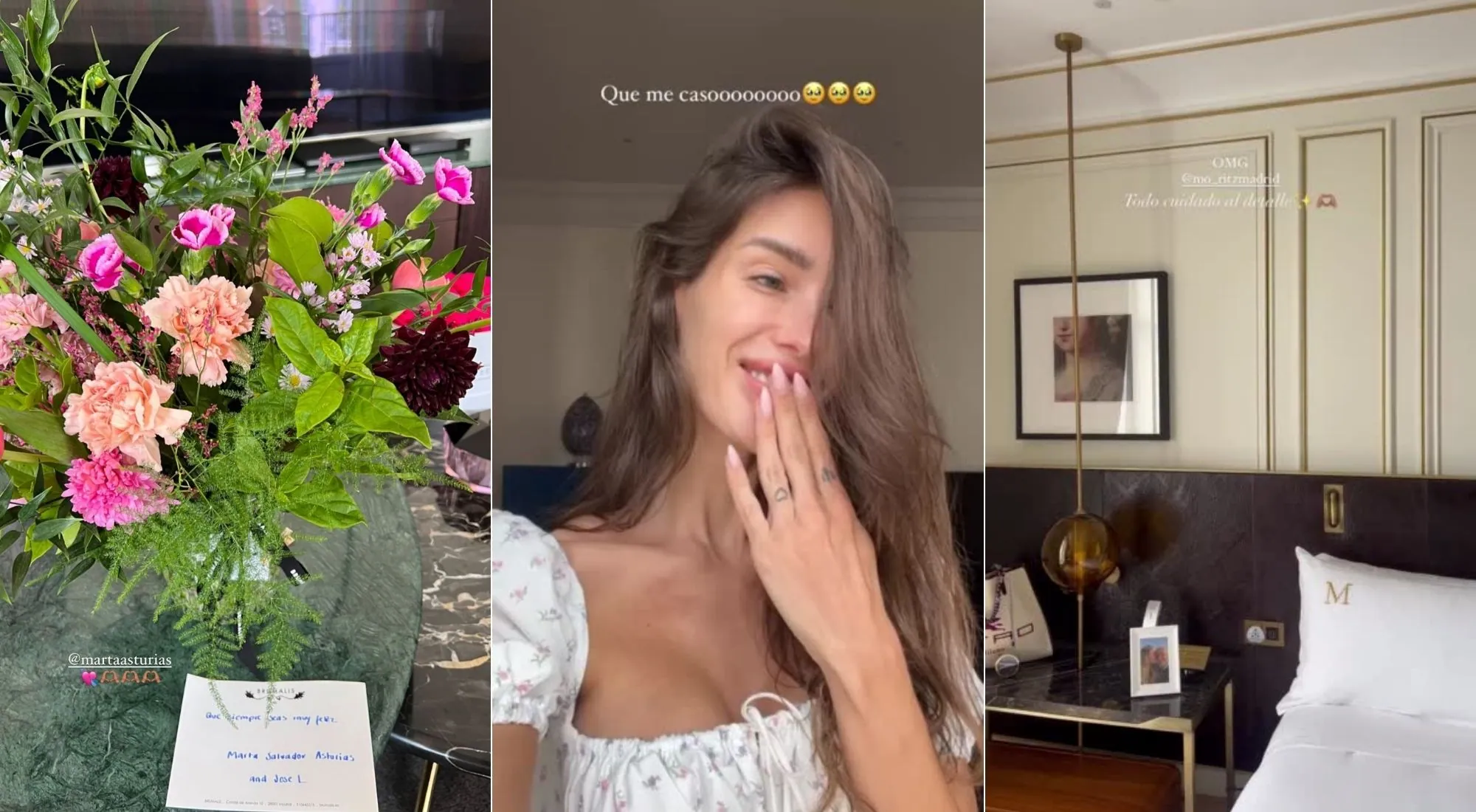 Marta López Álamo ha compartido algunas fotos de la previa a su boda (Instagram)