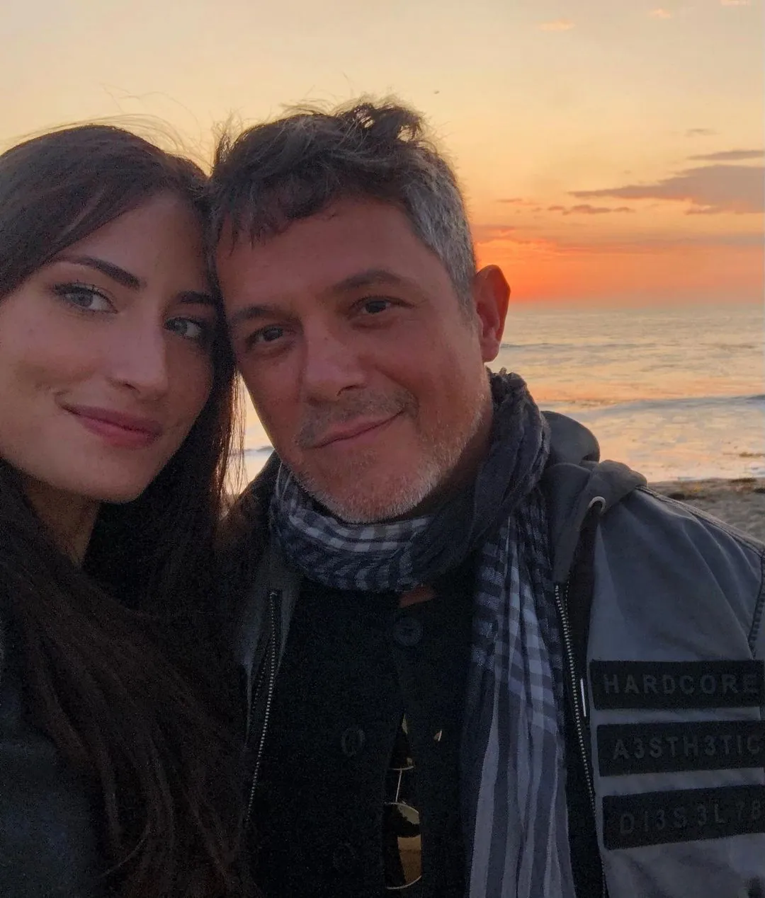 La última foto de Alejandro Sanz y Rachel Valdés fue en diciembre de 2022 (Instagram)