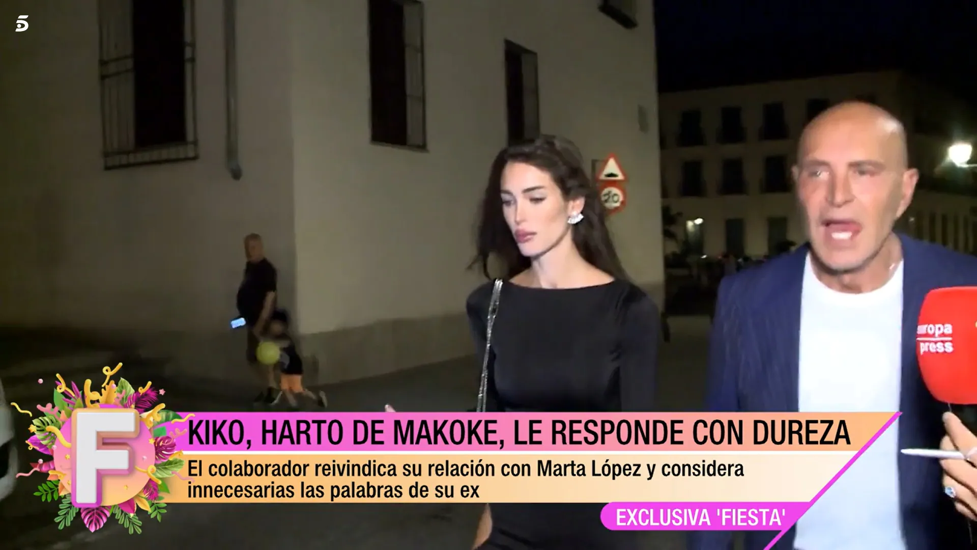 Kiko Matamoros y Marta López Álamo reaccionan a las pullas de Makoke (Telecinco)
