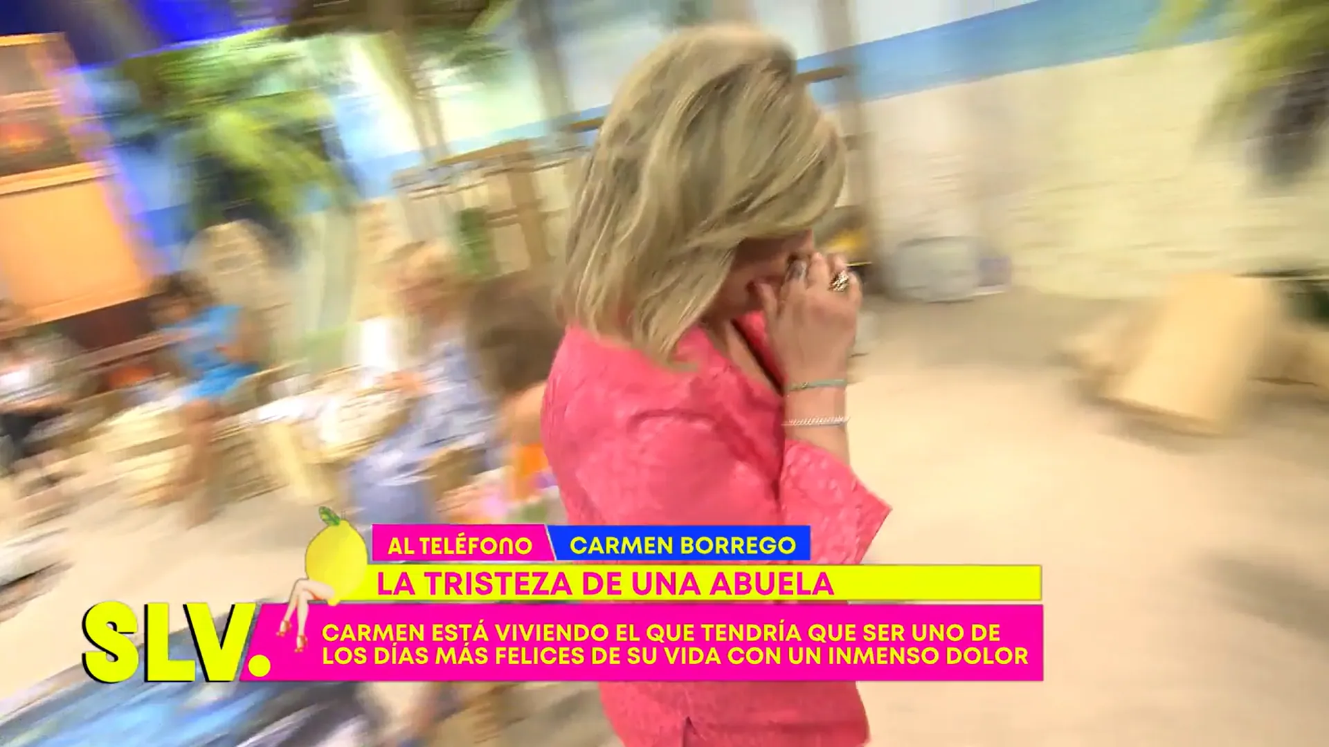 Terelu Campos se ha ido llorando del plató de 'Sálvame' (Telecinco)