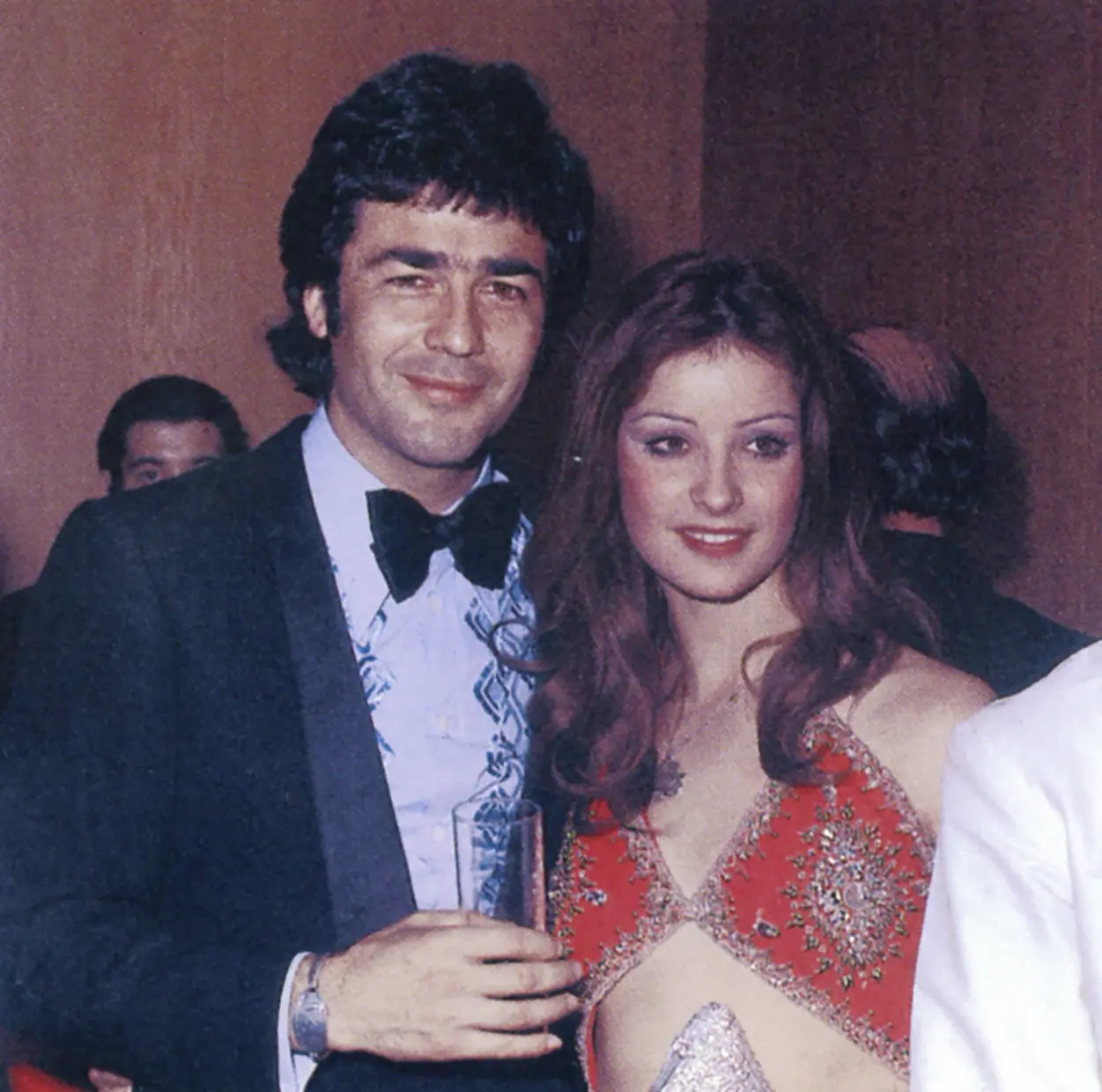 Máximo Valverde con Amparo Muñoz.
