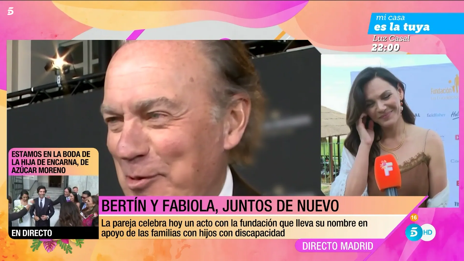 Fabiola Martínez ha hablado con 'Fiesta' sobre su vida actual y su última "polémica" (Telecinco)