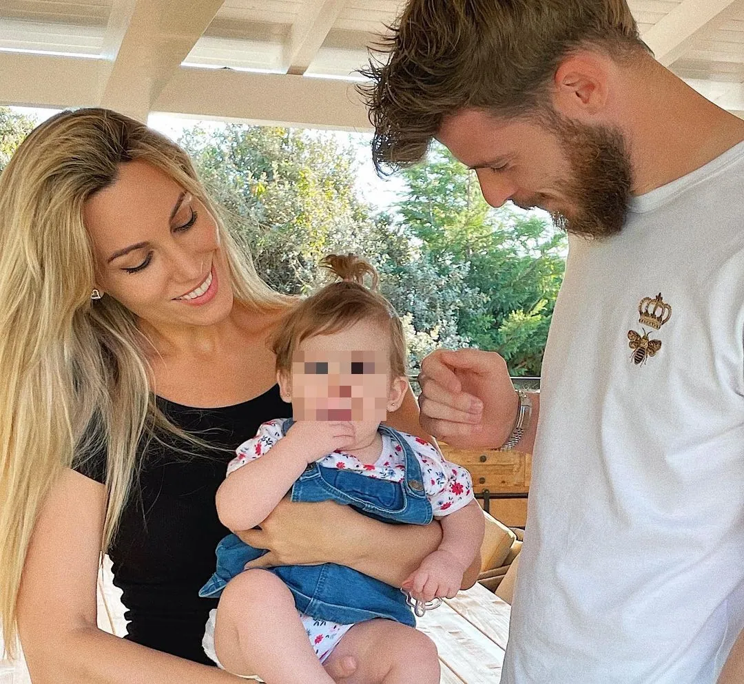 Edurne y David de Gea son padres de una niña, Yanay, de dos años (Instagram)