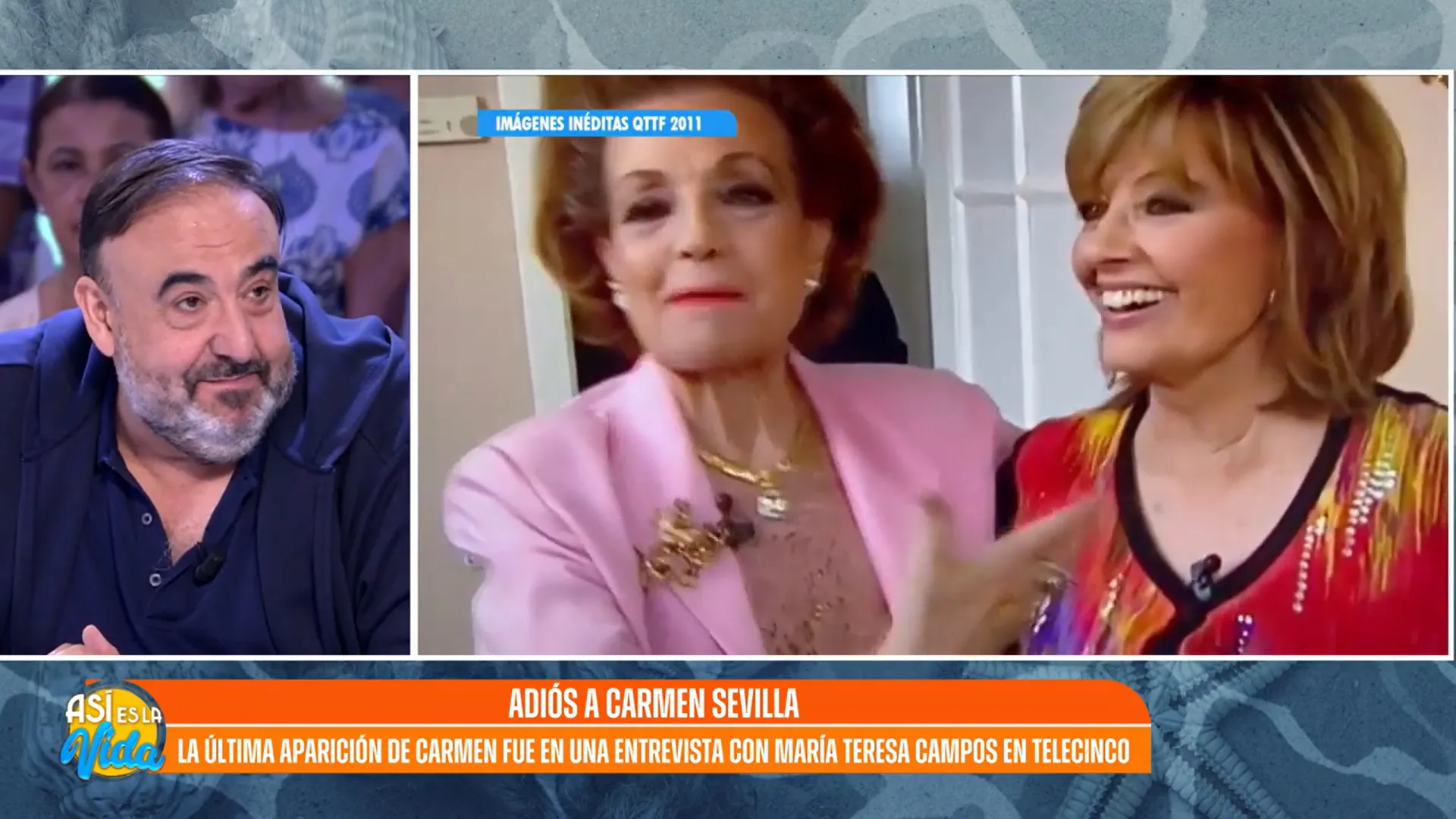Yusán, el director de '¡Qué tiempo tan feliz!', ha desvelado cómo se encuentra María Teresa Campos (Telecinco)