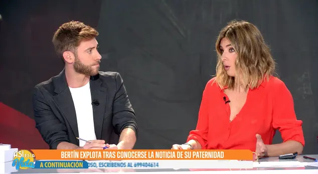 Sandra Barneda hablando de Bertín en 'Así es la vida'.