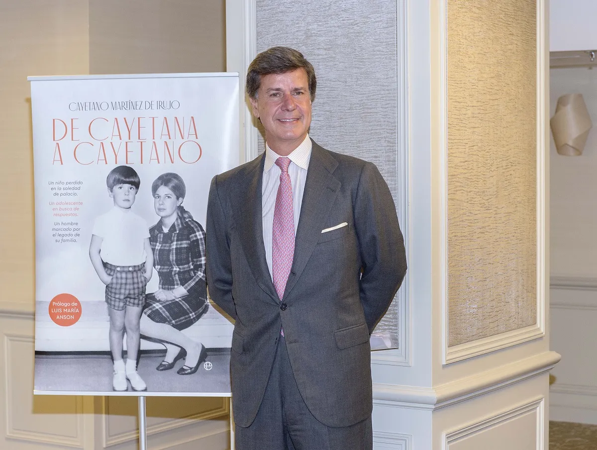 Cayetano Martínez de Irujo, en la presentación de su libro de memorias.