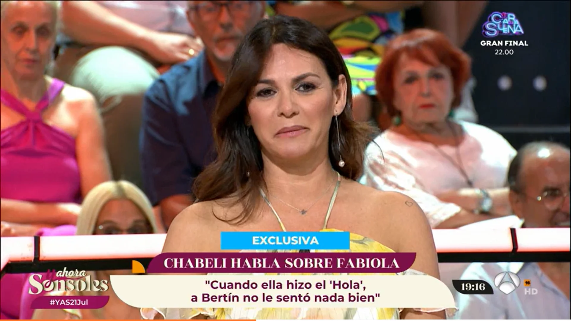 Fabiola Martínez ha sido muy contundente al hablar sobre Chabeli Navarro (Antena 3)