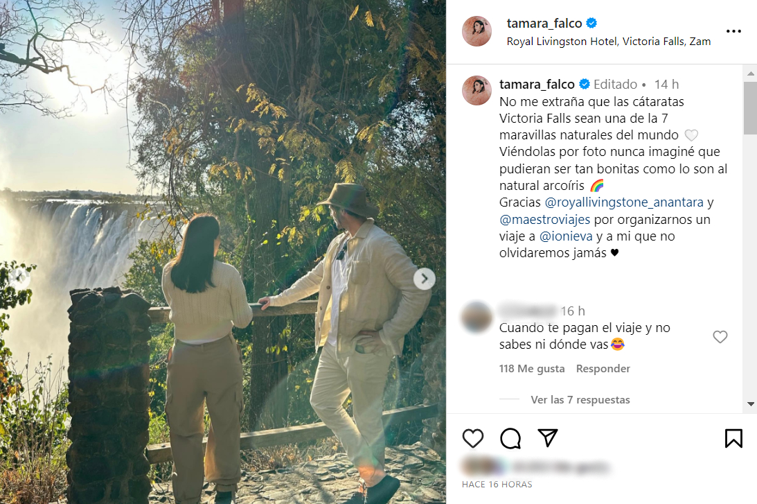 Tamara Falcó rectificó su error al poco de hacer la publicación (Instagram)