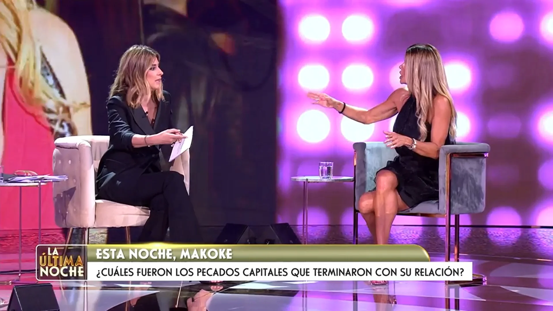 Makoke ha explotado contra Isabel Rábago en directo (Telecinco)