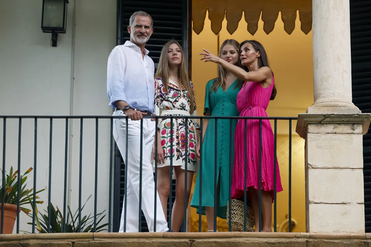 Leonor, antes de mudarse a Zaragoza, junto a su familia en Mallorca.