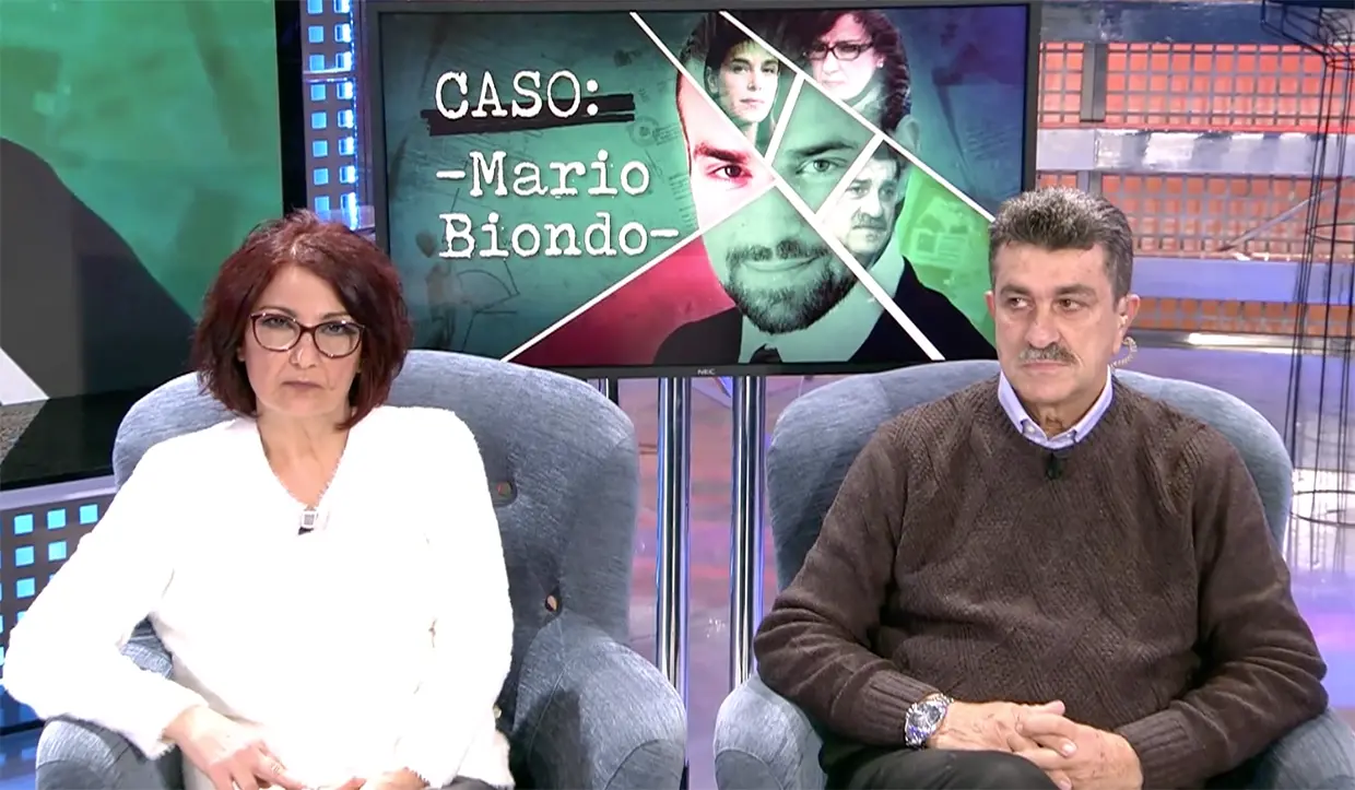Santina Biondo junto a su marido