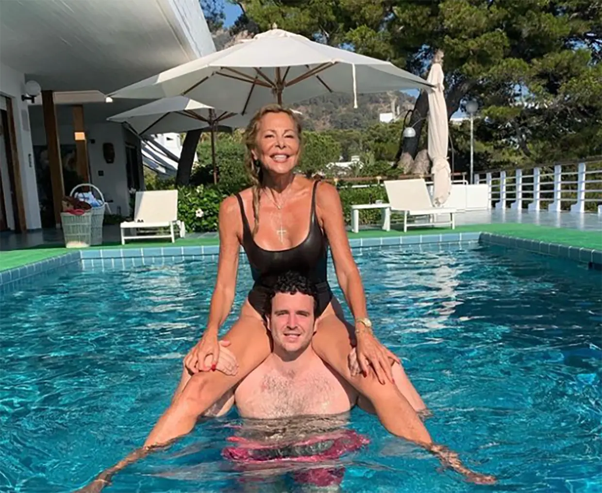 Ana Obregón y su hijo Aless