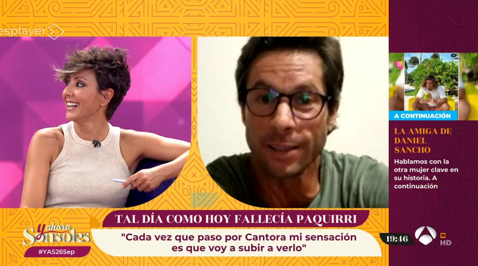 Canales Rivera ha hablado sobre su tío, Paquirri, en el aniversario de su fallecimiento (Antena 3)
