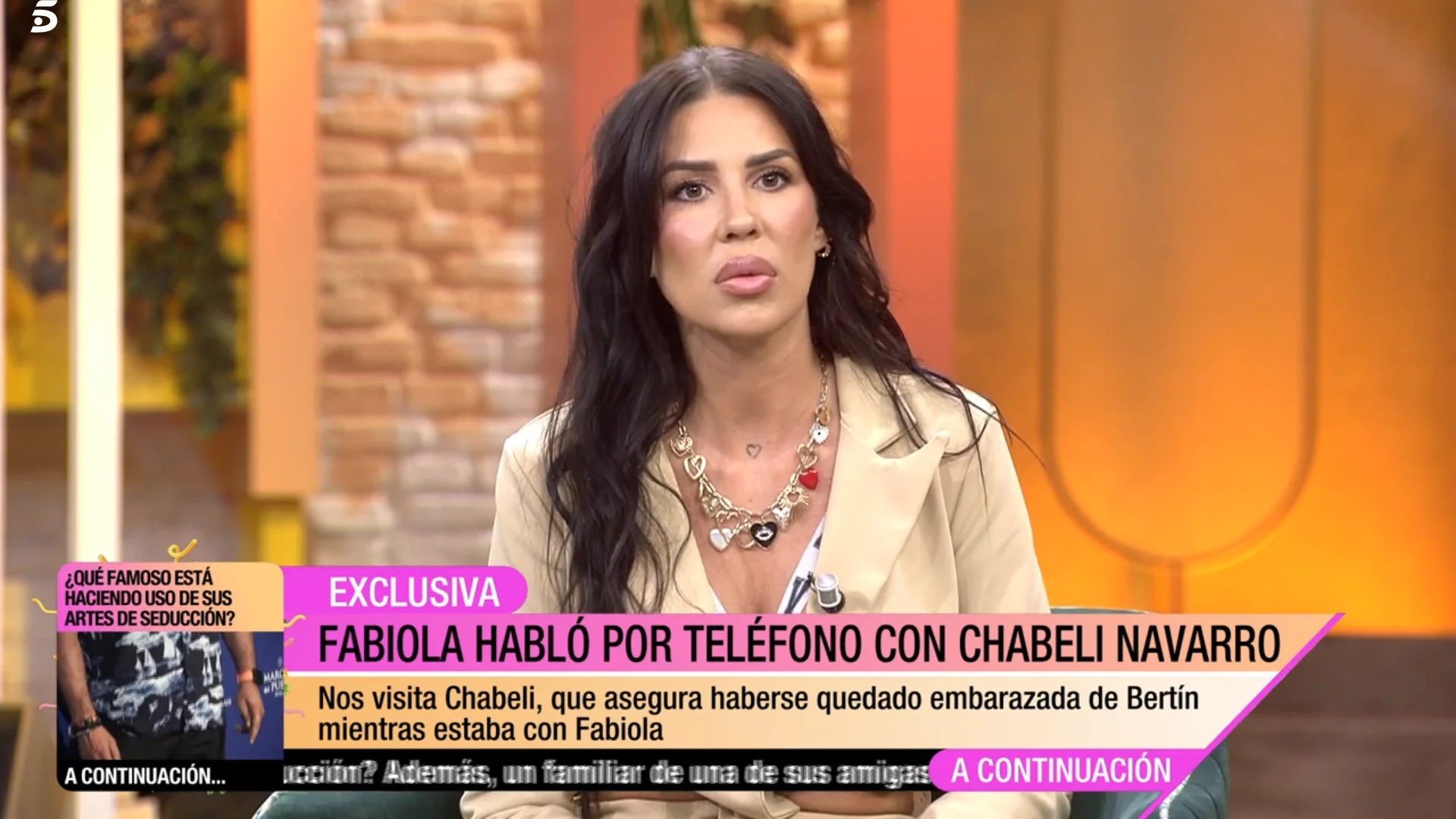 Chabeli Navarroen 'Fiesta' (Telecinco)