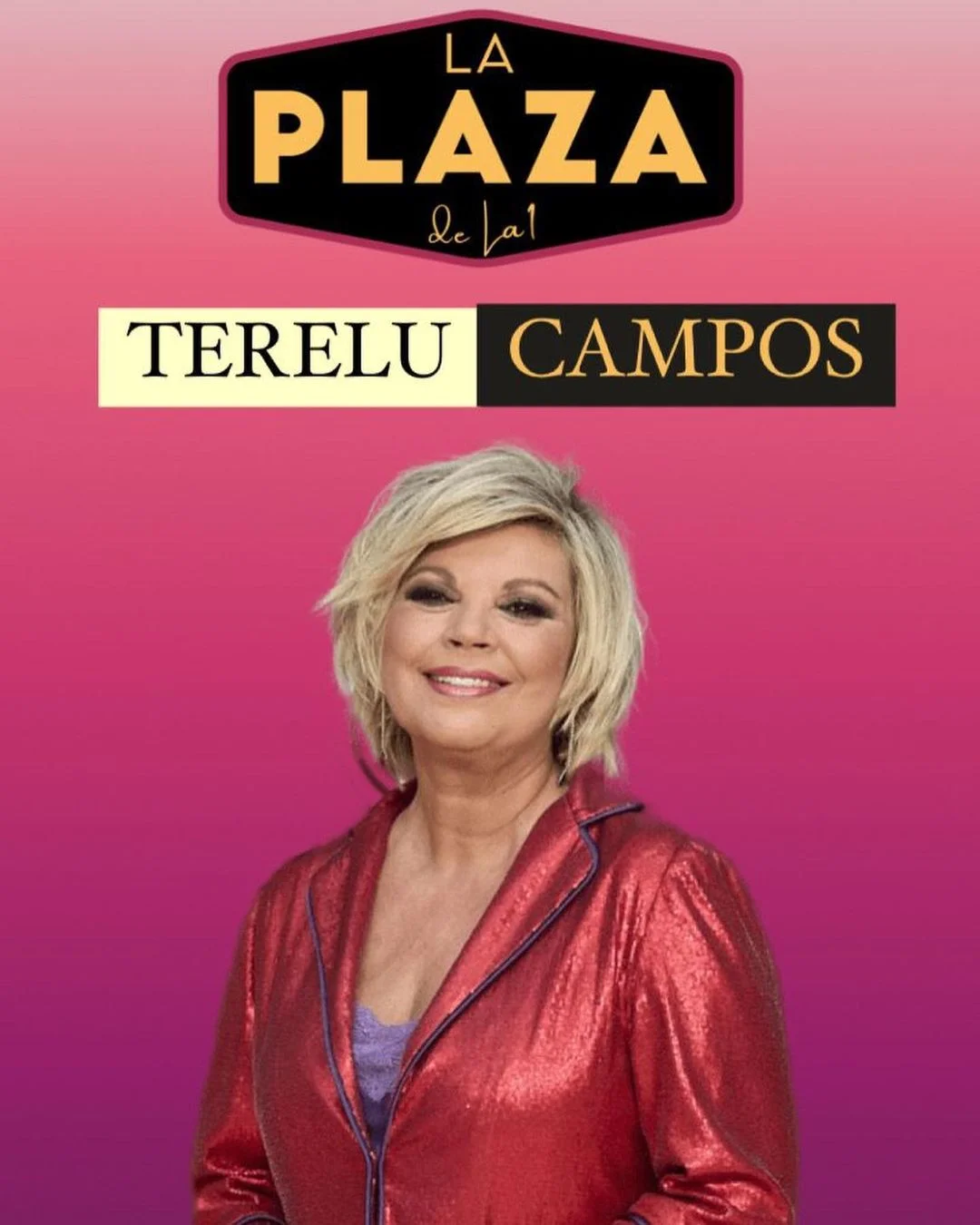 Terelu Campos en la promoción de 'La Plaza' de TVE (Redes)