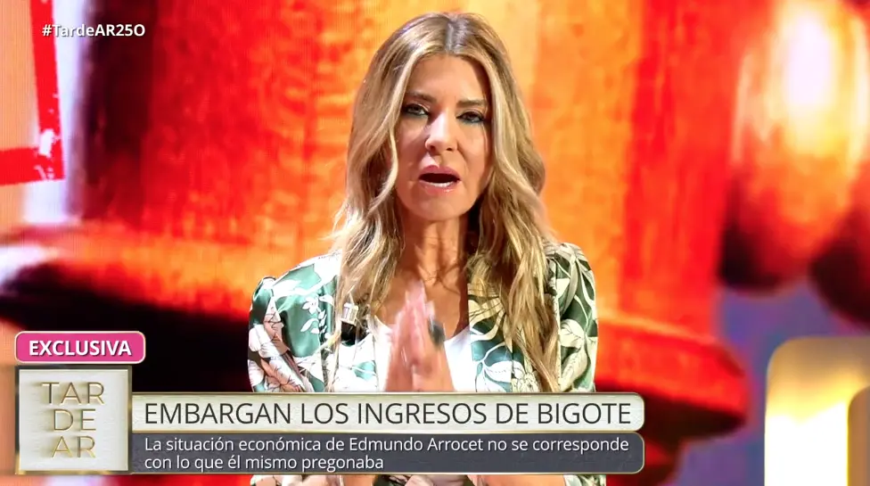 Marisa Martín Blázquez hablando de Bigote Arrocet en Tarde AR
