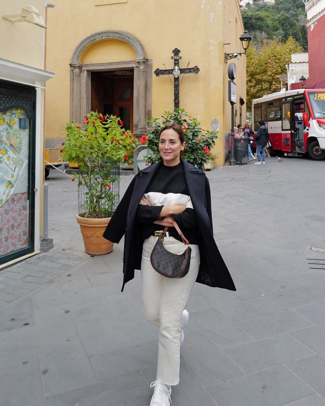 Tamara Falcó en las imágenes que ha subido en su viaje a Amalfi