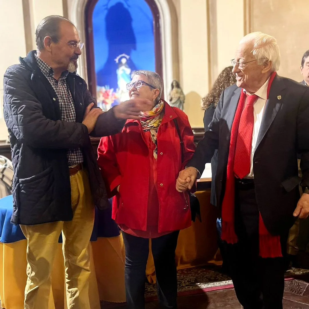 El Padre Ángel en una de sus últimas apariciones en Instagram antes del ingreso (@paz_mensajeros)