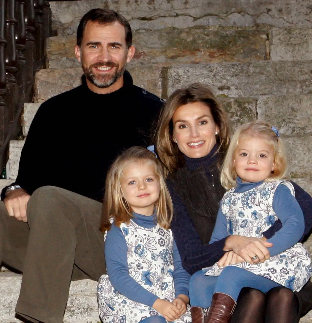 Felicitaciones de Navidad de Leonor y Sofía