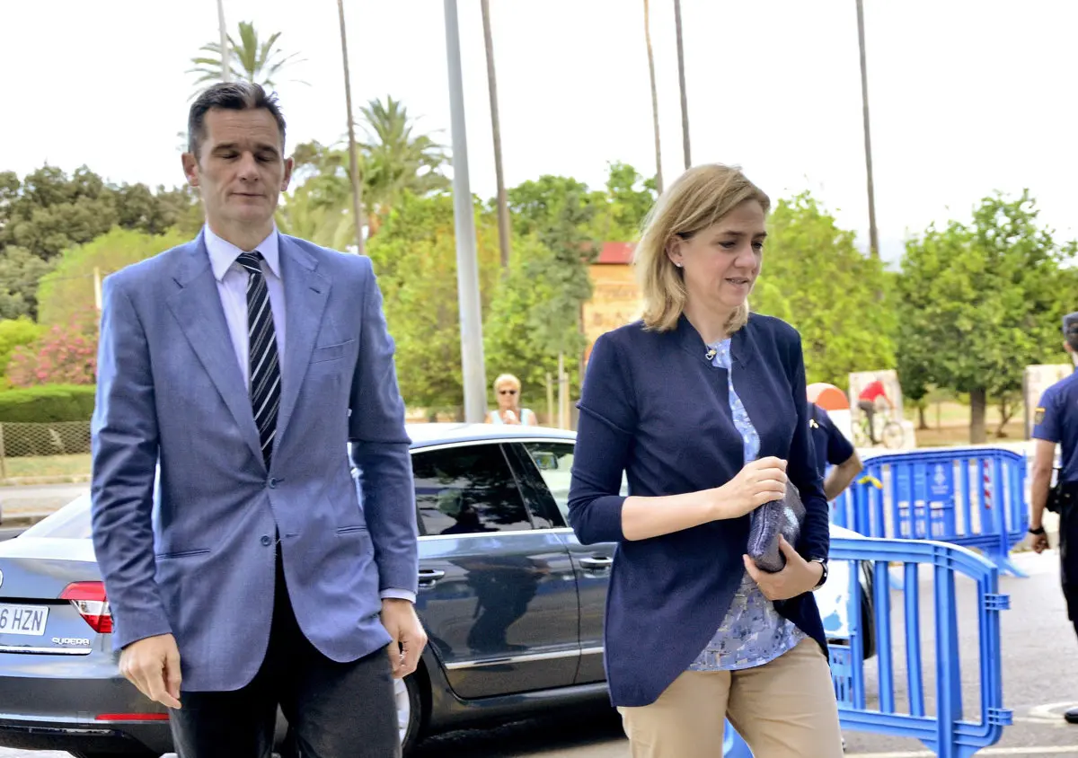 Iñaki Urdangarin y la infanta Cristina en 2016.