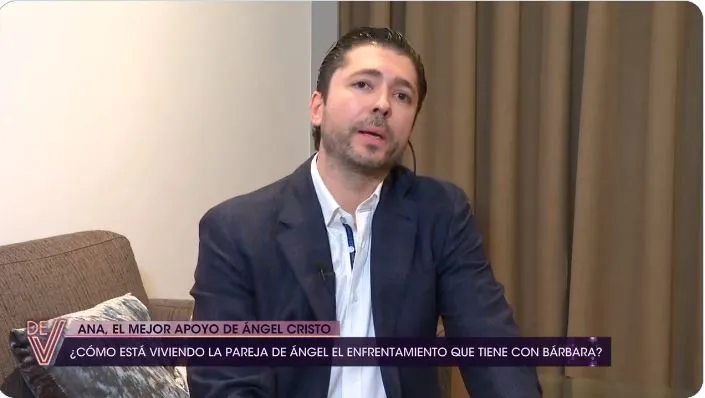 Ángel Cristo en una entrevista.