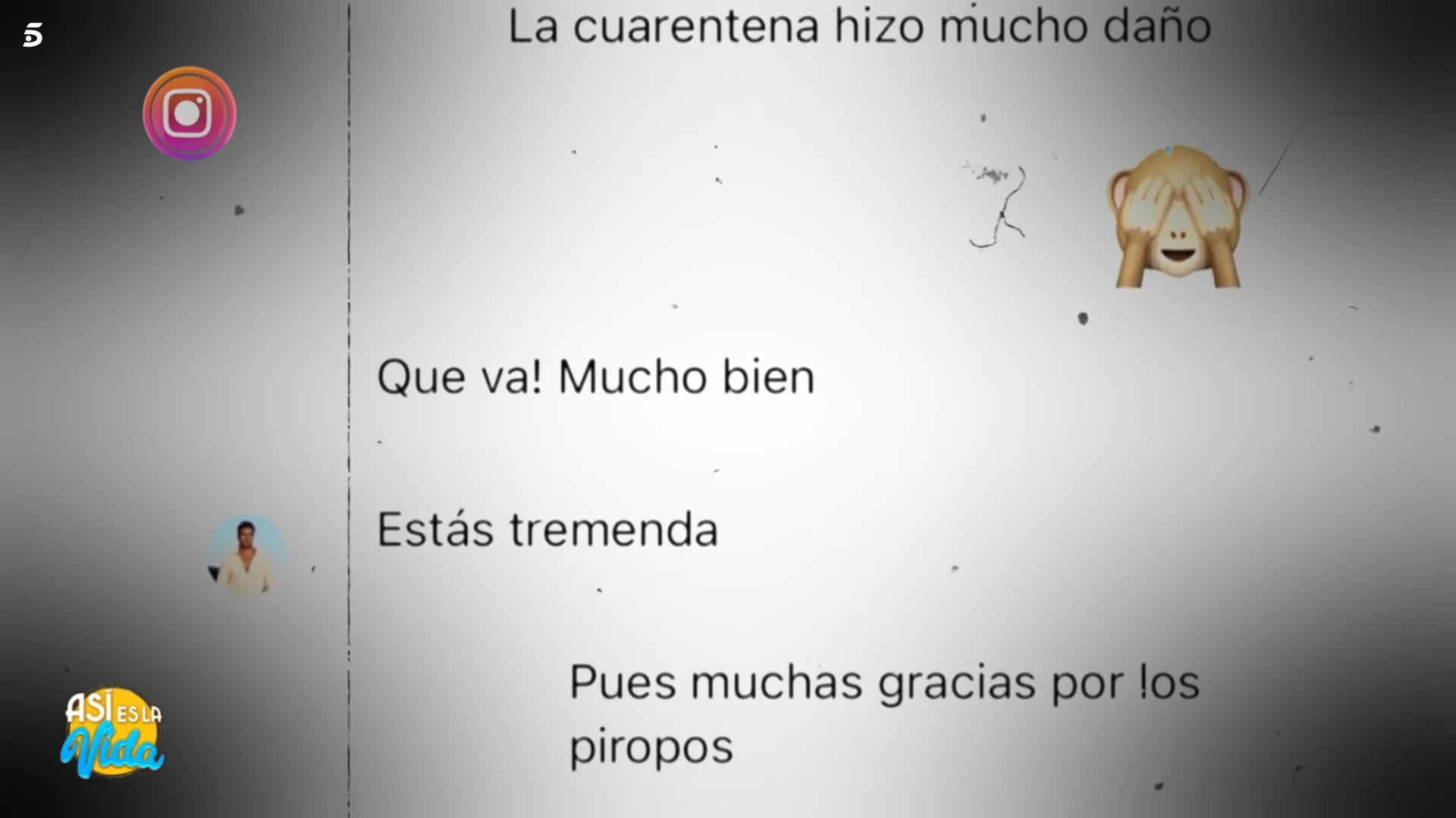 Los mensajes que Pablo Marqués habría intercambiado con otra mujer (Telecinco)