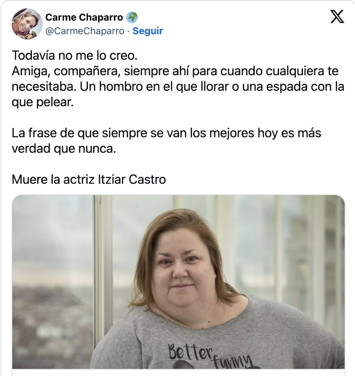 Belen Esteban muerte Itziar Castro