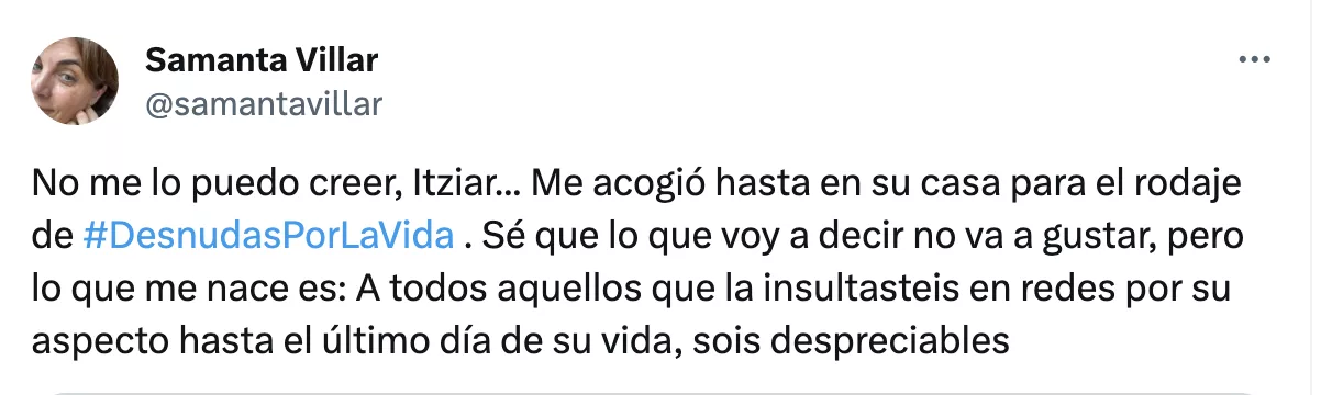 Samanta Villar muerte Itziar Castro