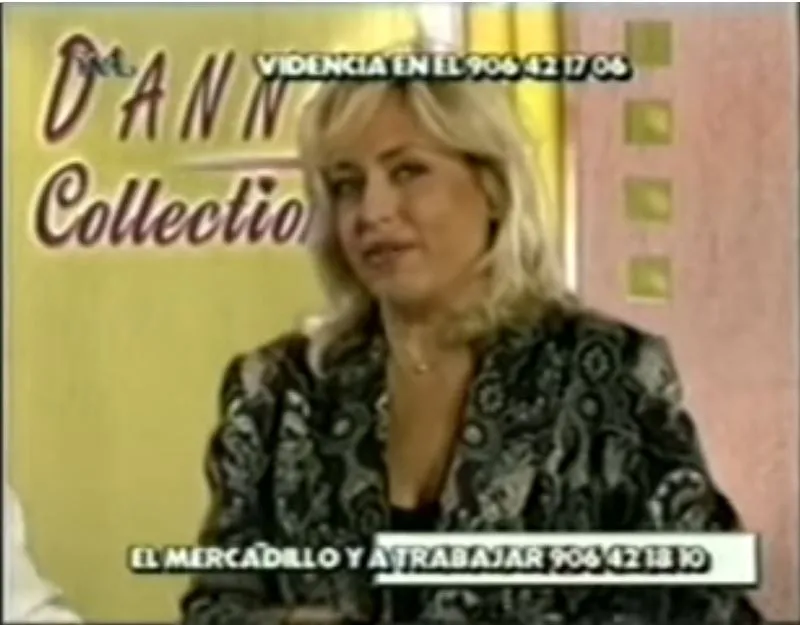 Lydia Lozano en un anuncio de la Teletienda.