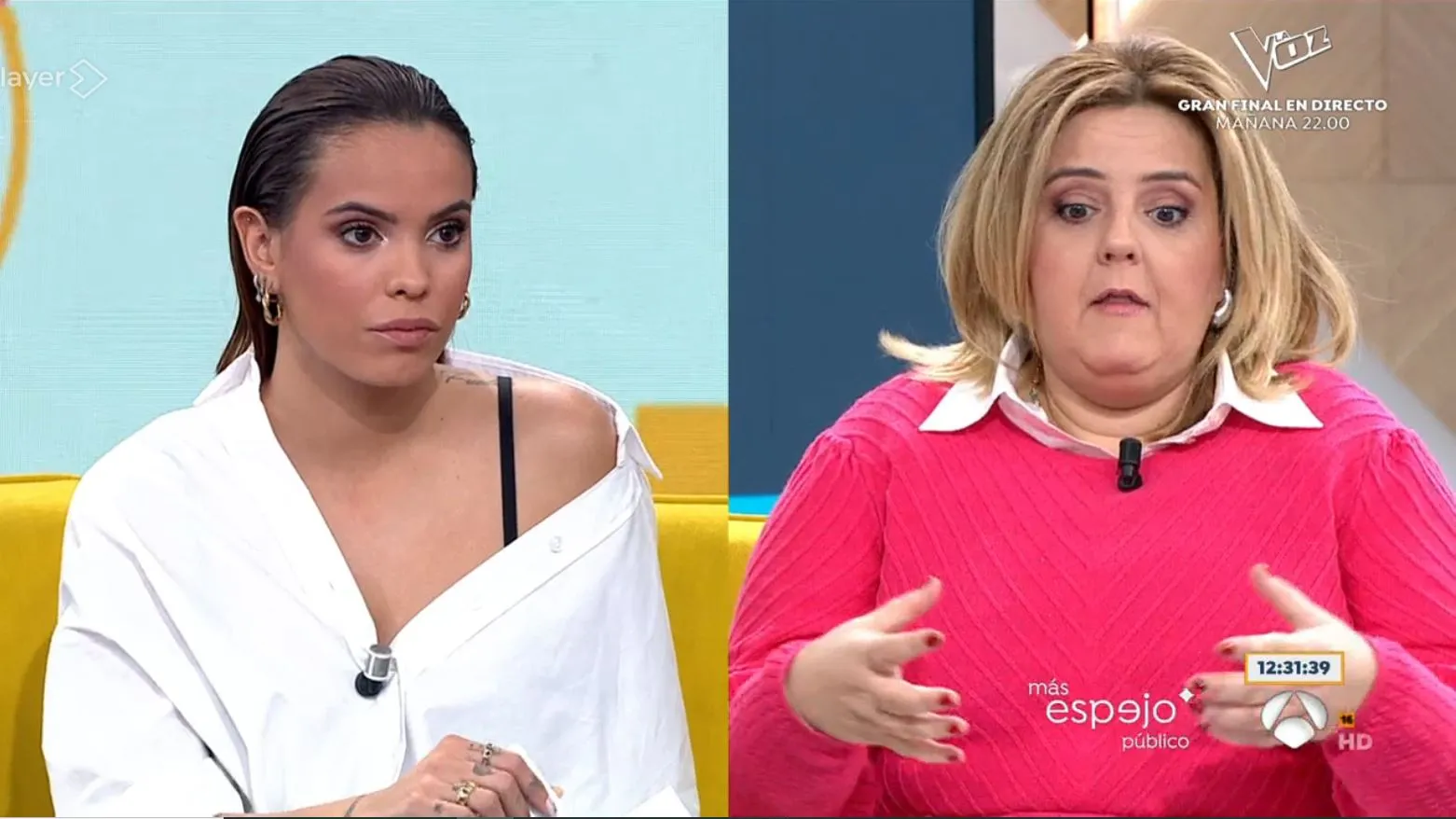 Gloria Camila y Pilar Vidal en 'Espejo público'