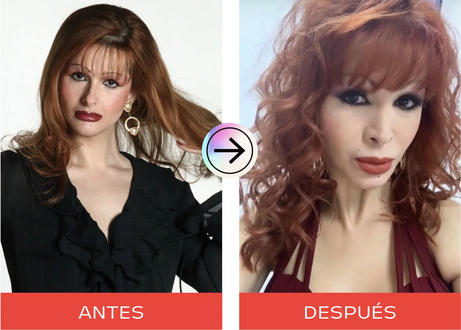 Yurena Antes y Ahora