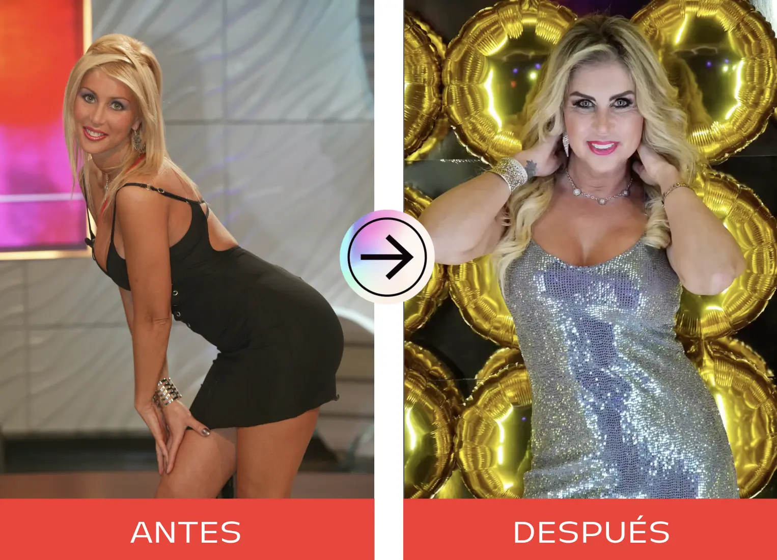 Malena Antes y Ahora