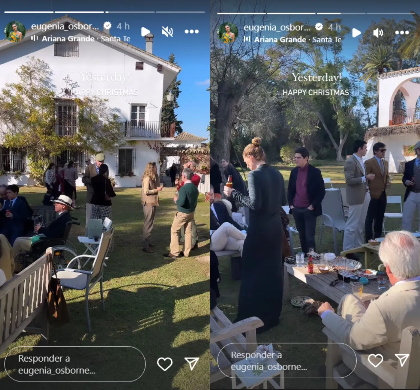 Eugenia Osborne ha compartido vídeos de la fiesta en redes sociales (Instagram)